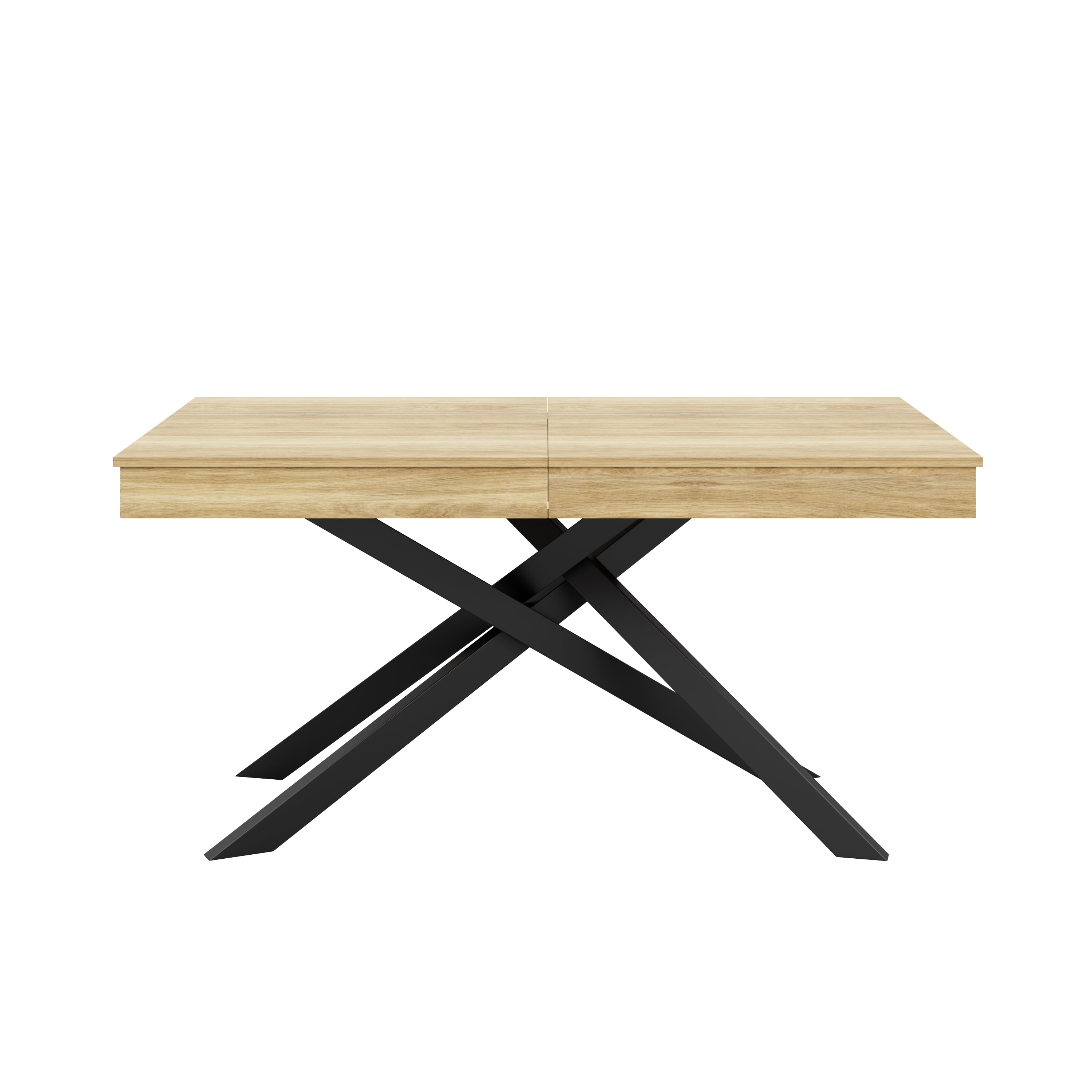 [variant:N859D000003E] Extendable Oak Dining Table – 55–71 Inch image 12