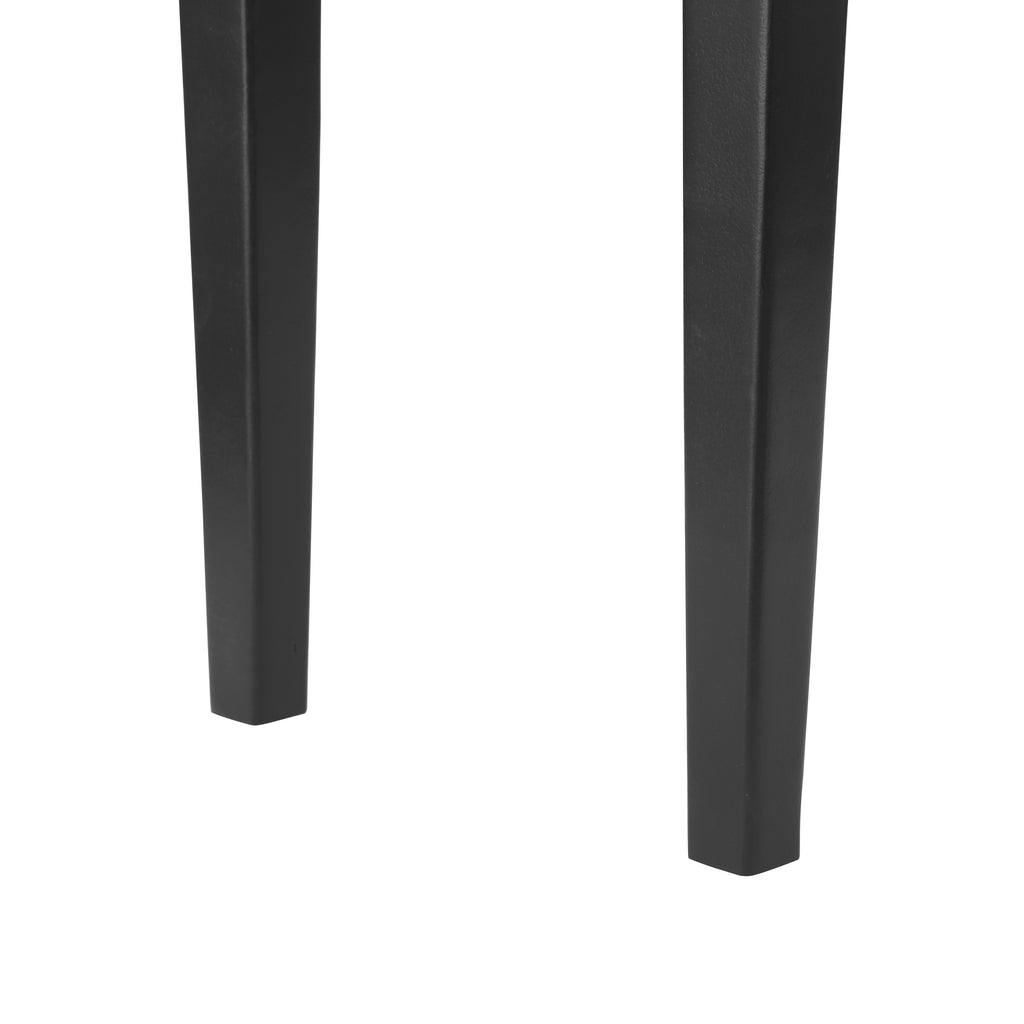 Farmhouse Console Table with Beaded Trim — [variant:N876P351928B] Black image 9