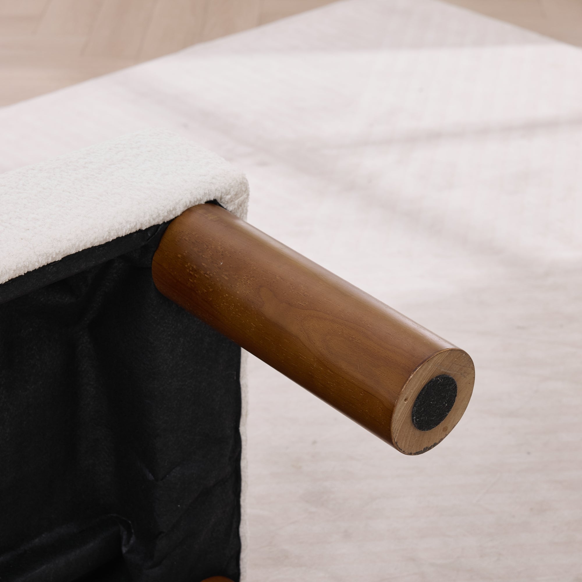 [variant:W5031P476711] Oversized Bouclé Dining Bench image 9