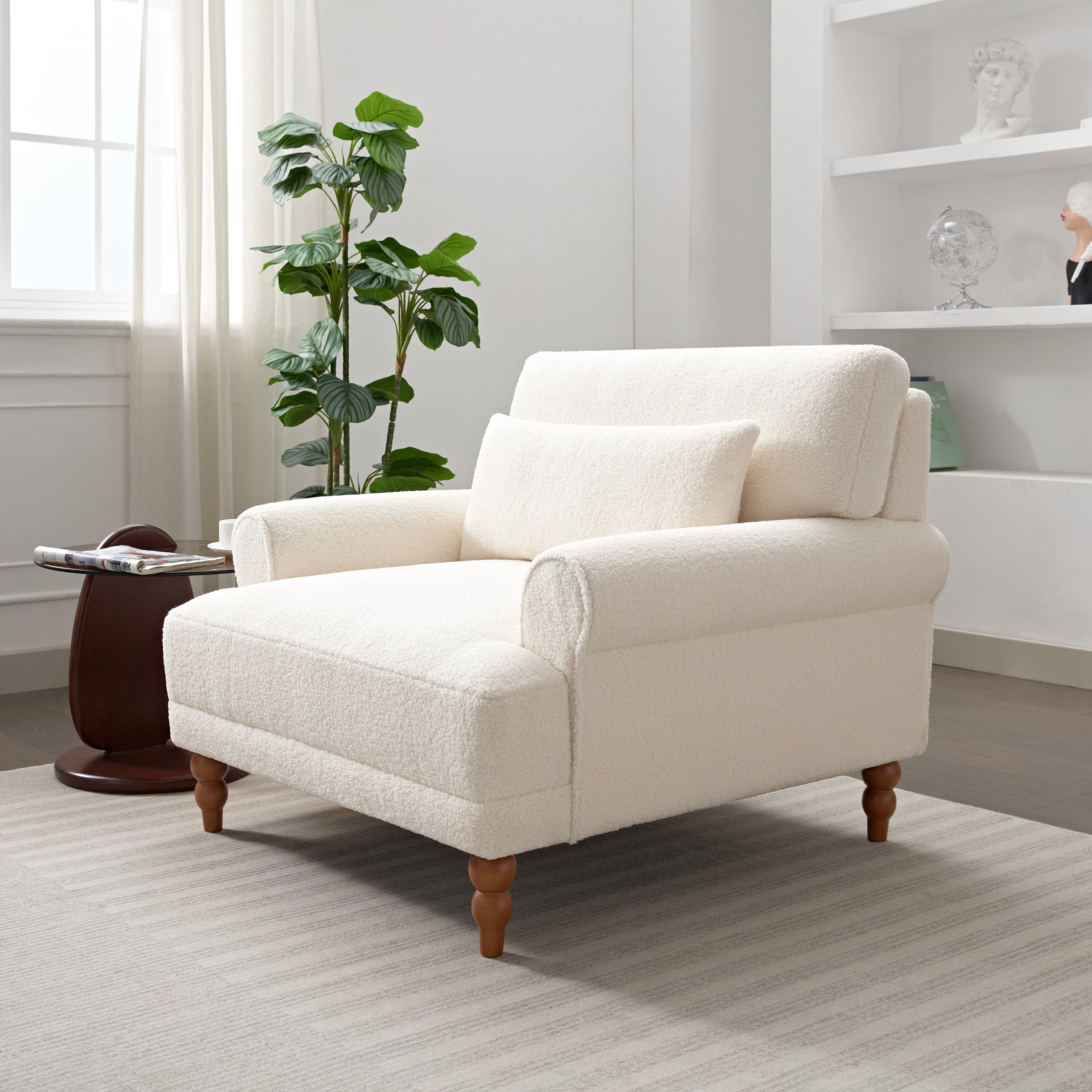 [variant:N851S0028A] Round-Arm Upholstered Accent Chair image 5