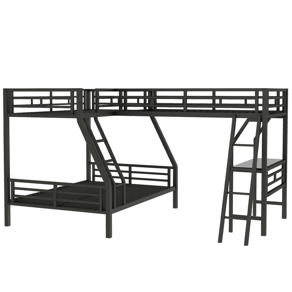 [variant:N8470000606B] Twin-over-Full Bunk and Twin Loft Bed with Desk image 19