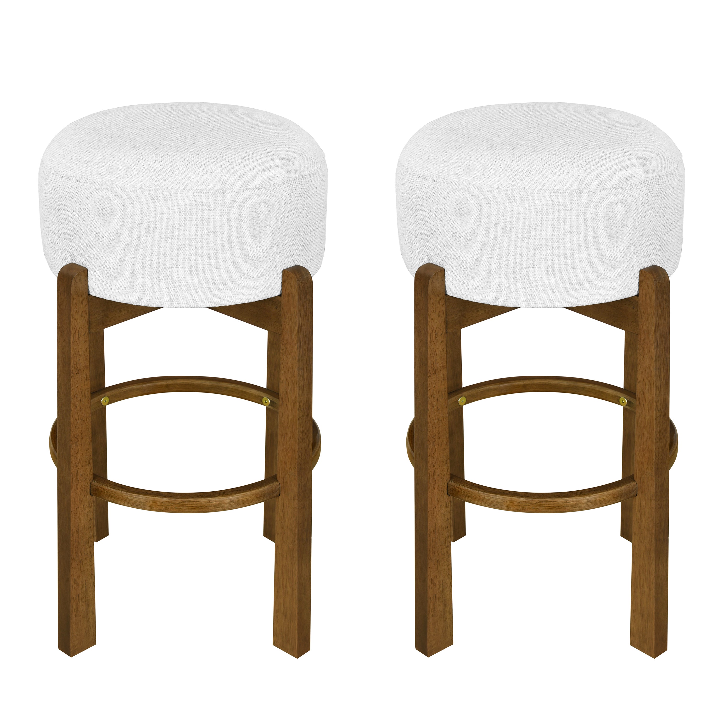 [variant:N897P443708D] Vera Upholstered Bar Stools – Set of 2 image 2
