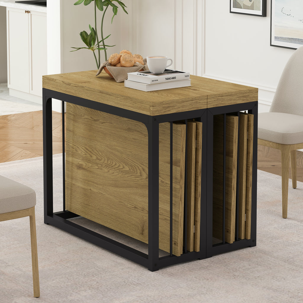 [variant:W3679S00001] Extendable Dining Table for 2–10 – Wild Oak image 4