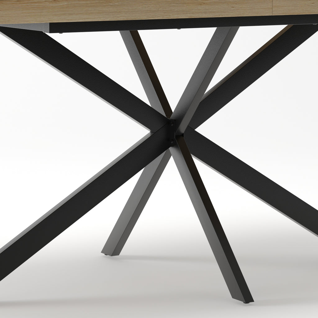Extendable Dining Table with Hidden Storage – 55–71 Inch — [variant:W3679P437341] Natural image 14