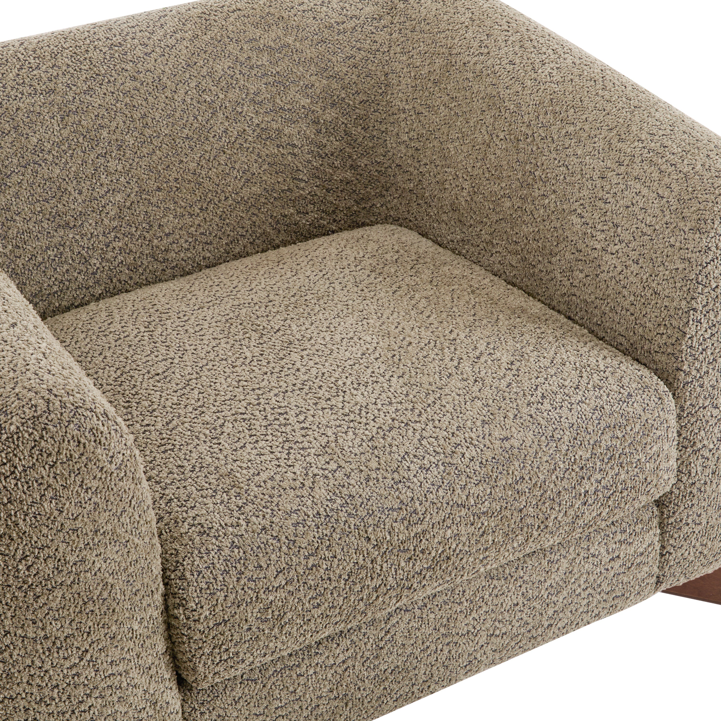 [variant:N898P444017D] Bouclé Wood-Frame Armchair image 9