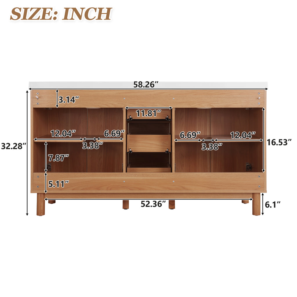[variant:N729P000037N] Double-Sink Bathroom Vanity with Storage – 59.3-Inch image 20