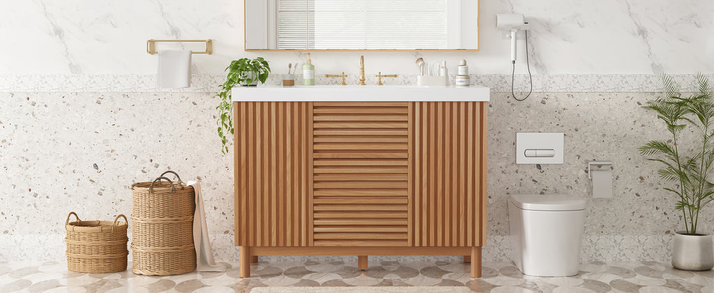 [variant:N729P000036N] Bathroom Vanity with SMC Sink – 47.2-Inch image 27