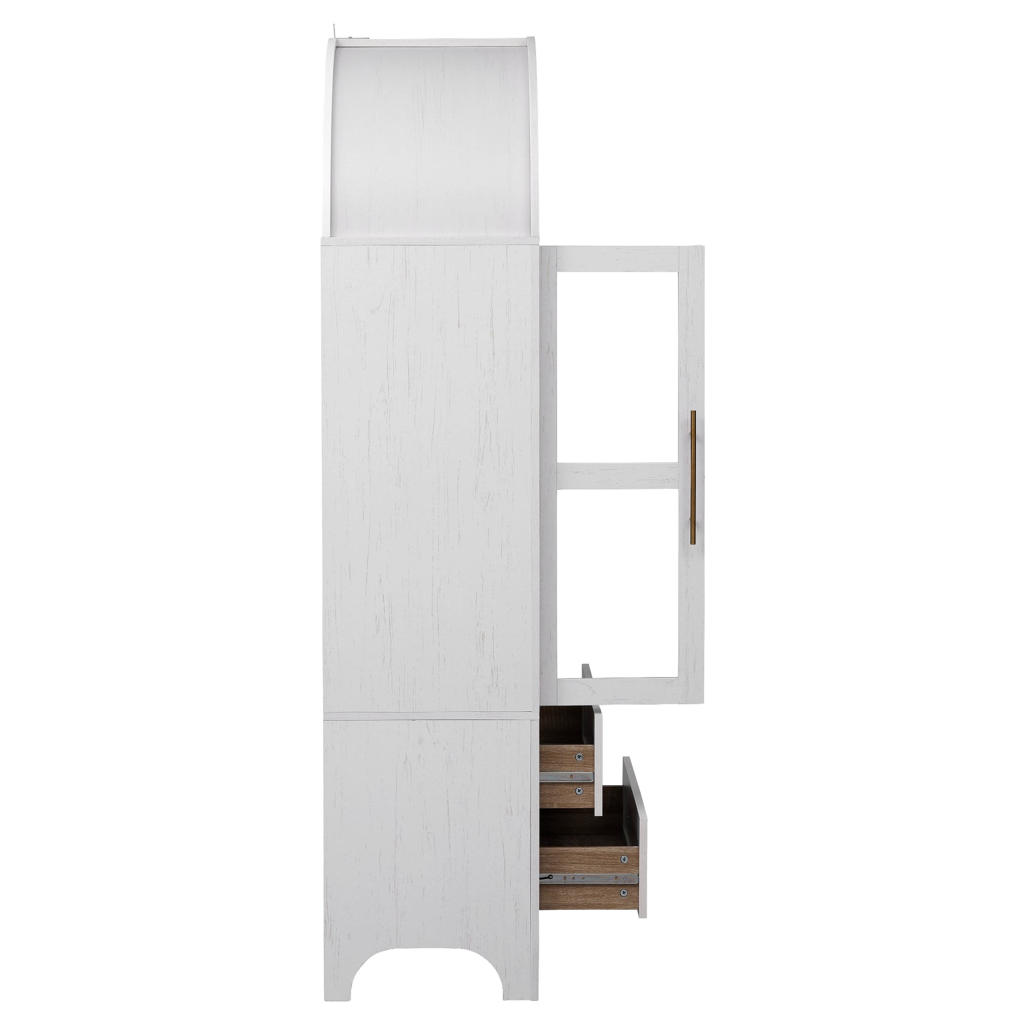 [variant:N853P387781W] Arched Glass-Door Pantry Cabinet – 71-Inch image 38