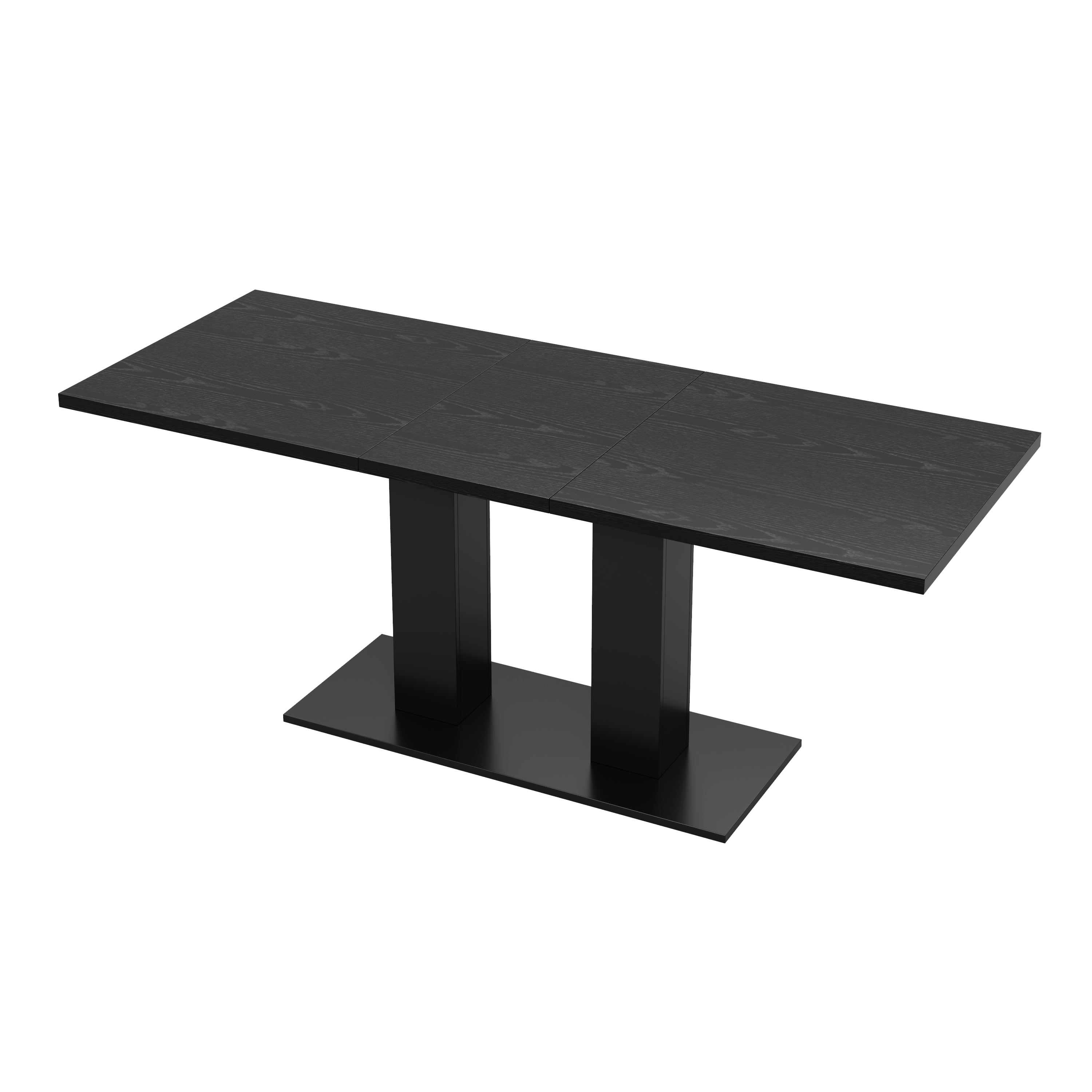 White Marble-Look Dining Table – 71-Inch — [variant:N859P472973S] Black image 10
