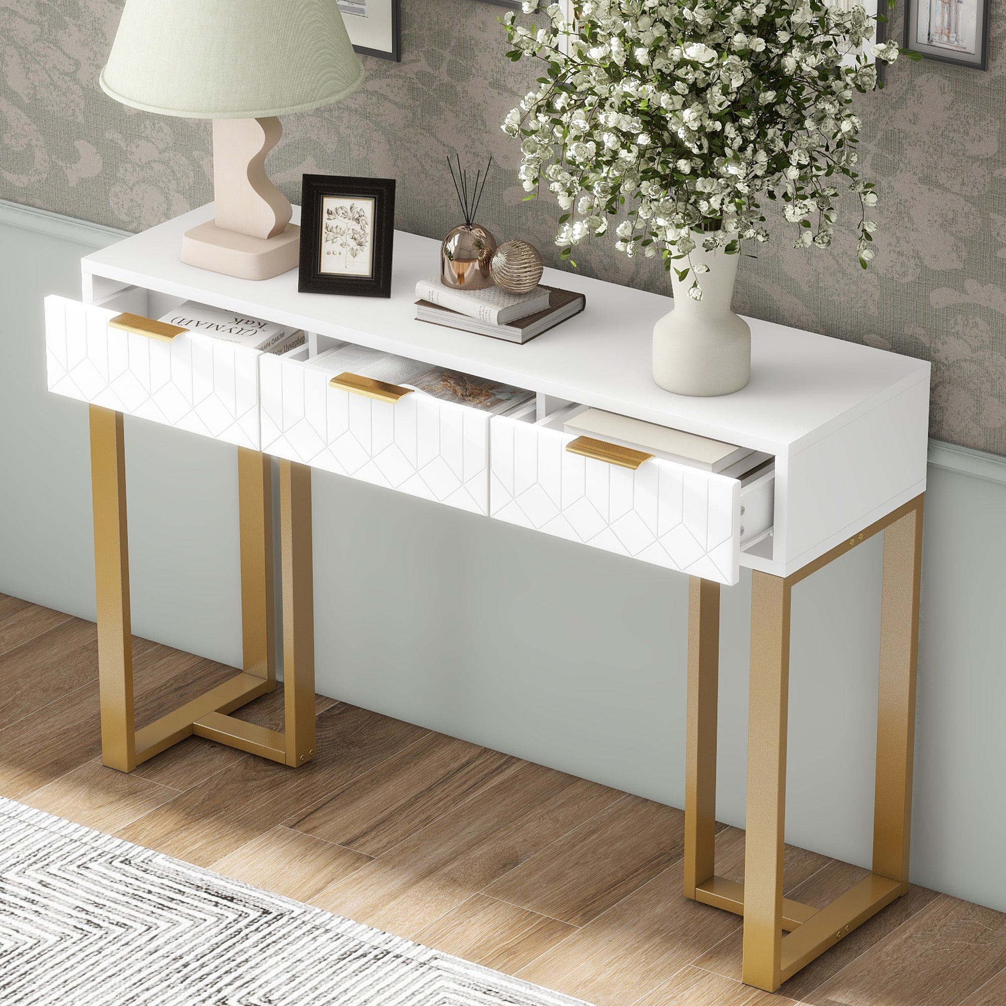 [variant:N852P470448K] White+Gold image 1