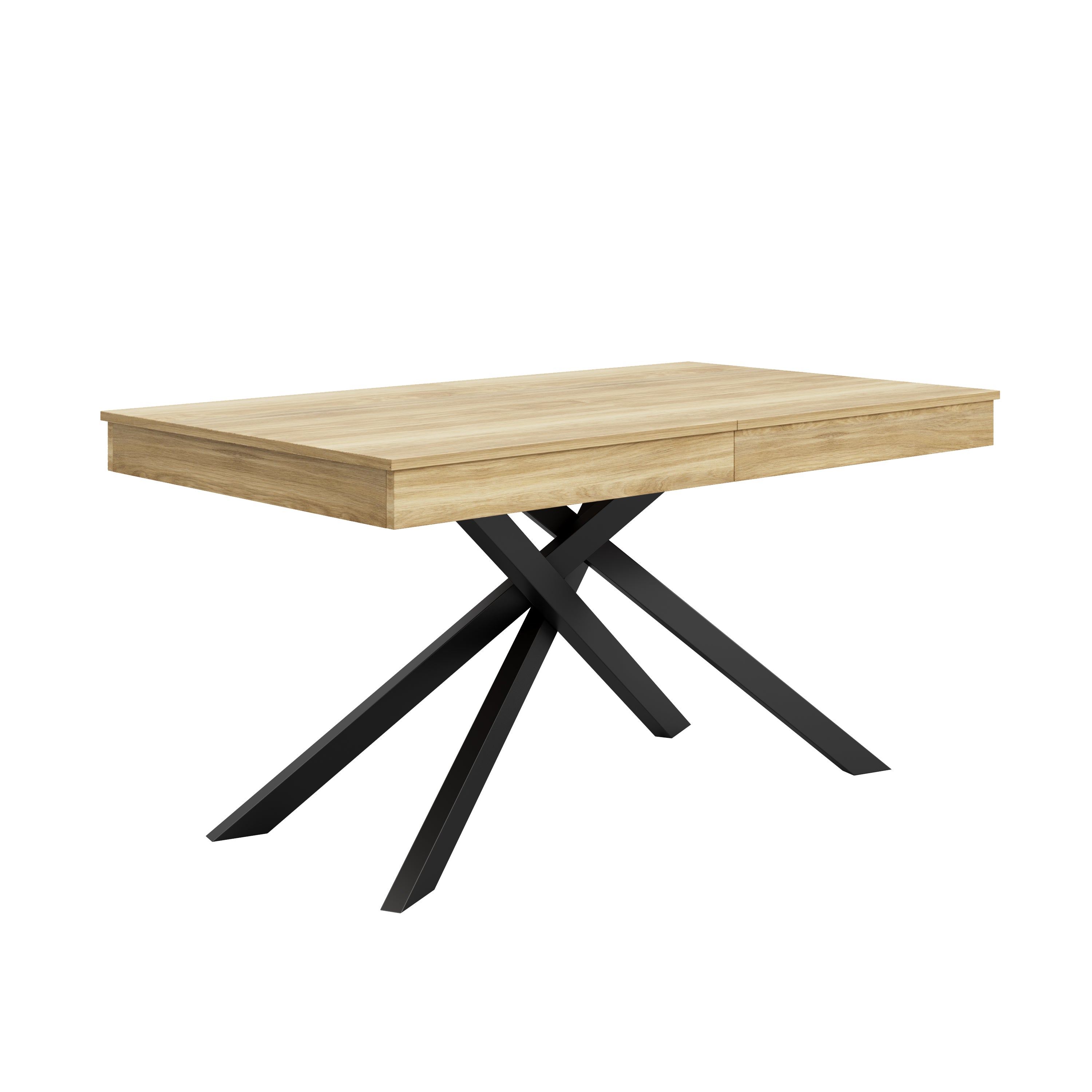 [variant:N859D000003E] Extendable Oak Dining Table – 55–71 Inch image 14