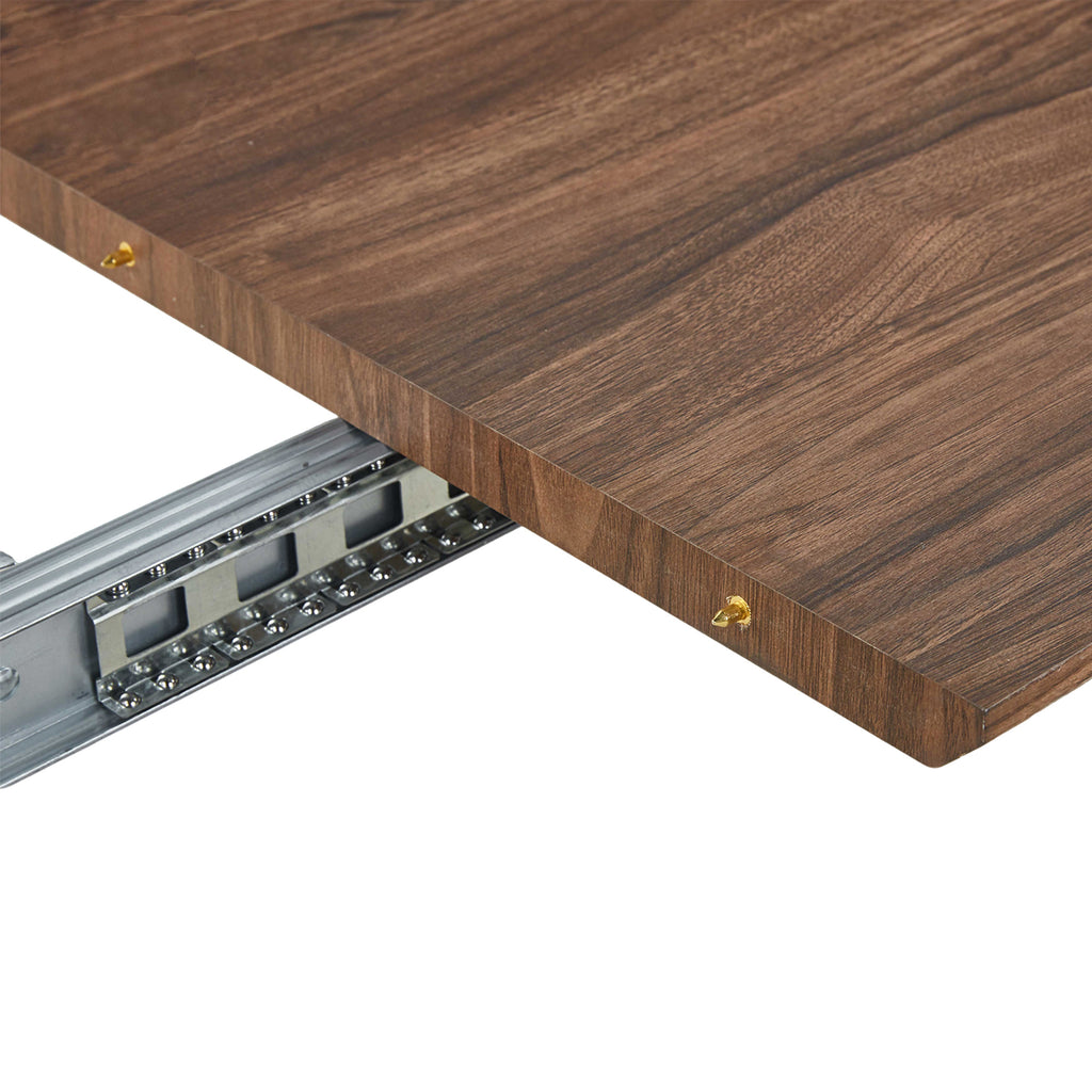 Extendable Oval Dining Table – Oak or Walnut — [variant:W3808S00002] Walnut image 12