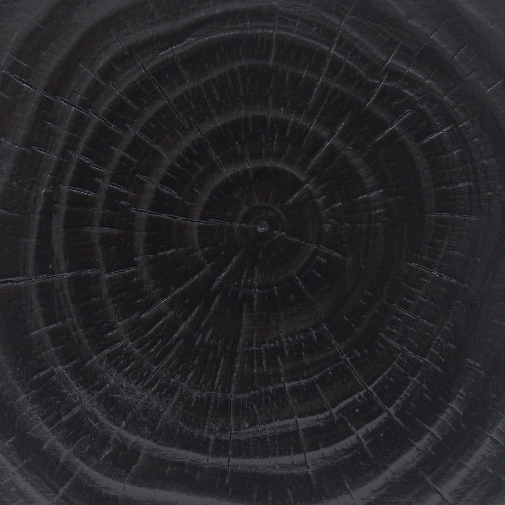 Twisted Wood-Look Indoor/Outdoor Side Table — [variant:N911P479287B] Black image 13