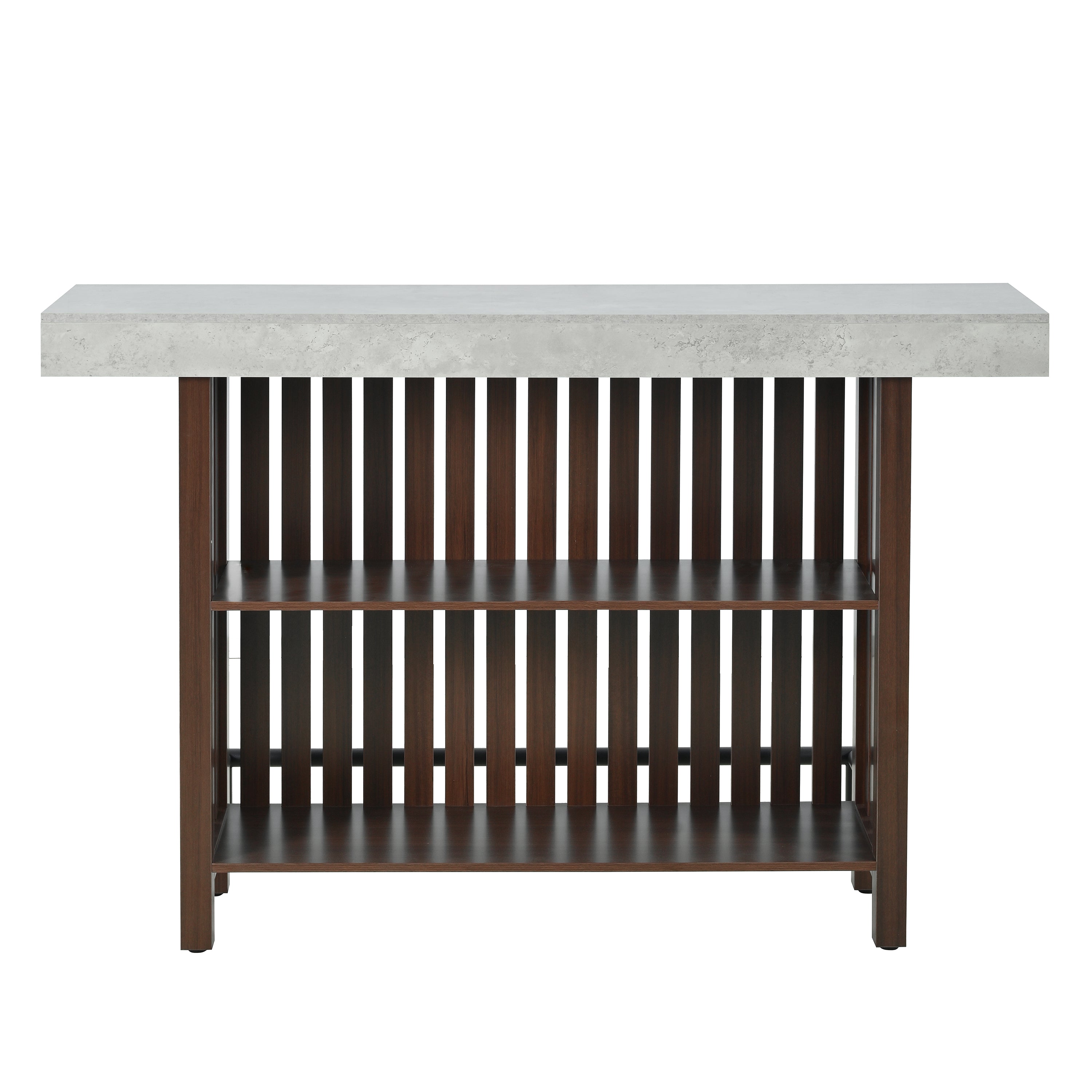[variant:N889P427904R] 3-in-1 Dining and Bar Table with Wine Storage image 9