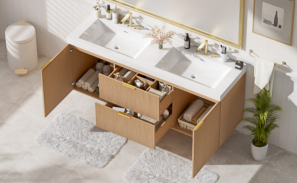 [variant:N729P000007N] Double-Sink Bathroom Vanity with SMC Top – 59.3-Inch image 24