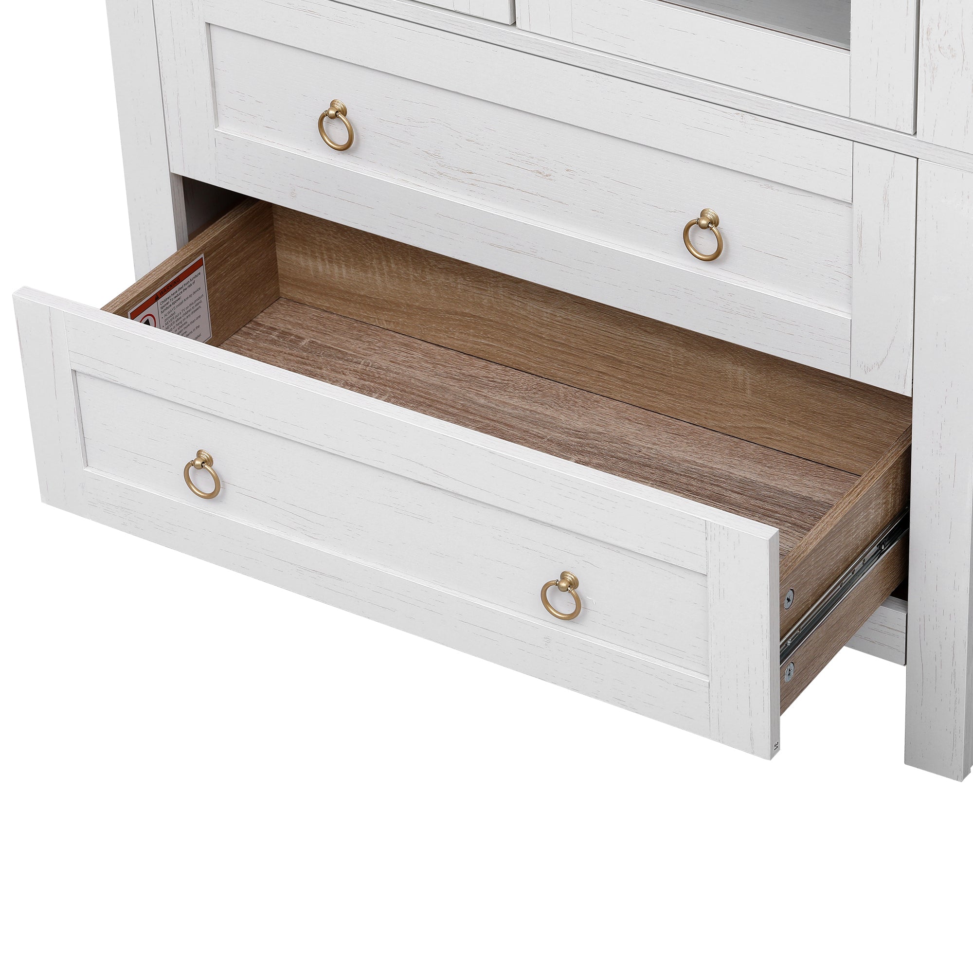 [variant:N853P387781W] Arched Glass-Door Pantry Cabinet – 71-Inch image 12