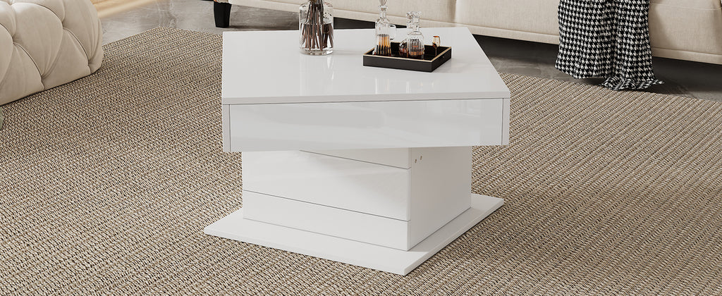 [variant:N892P423296W] 360° Rotating Lift-Top Coffee Table with Drawer image 18