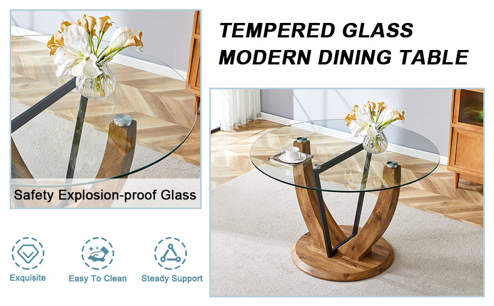 [variant:W3806S00013] Transparent,Wood image 9