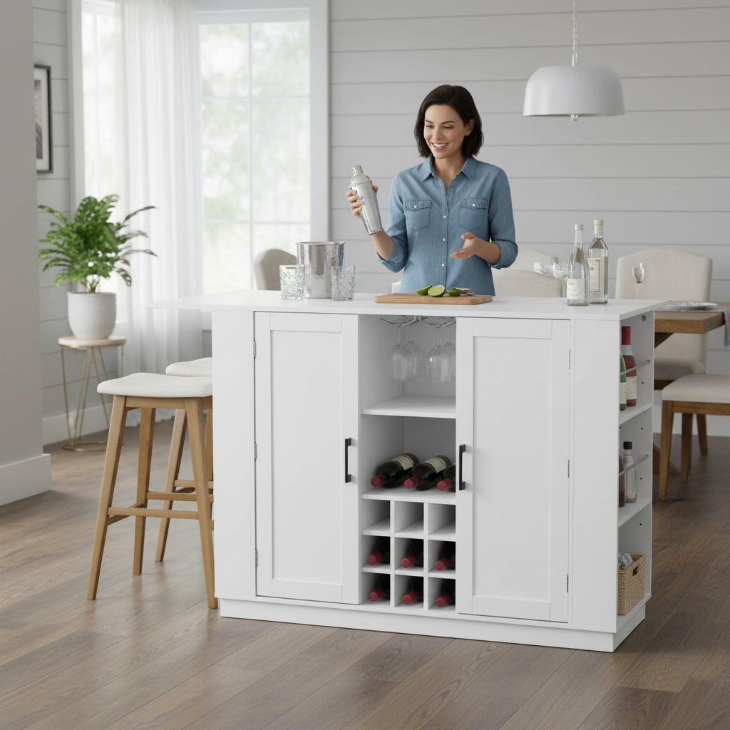 [variant:N889P443148K] Foldable-Top Bar Cabinet with Power Outlet – 47-Inch image 4