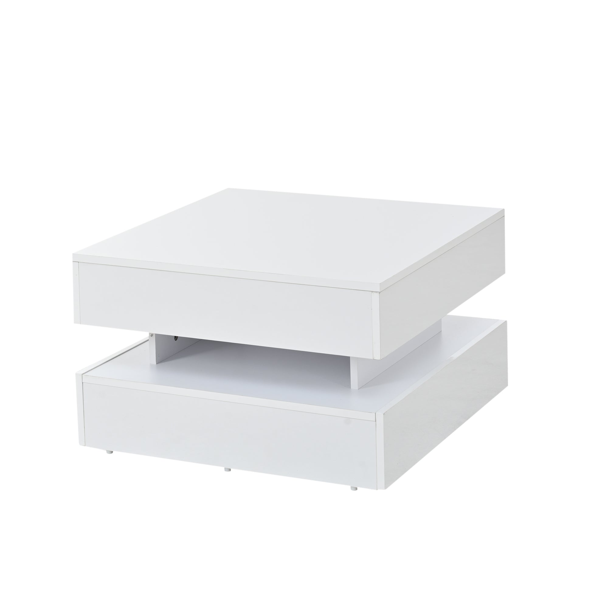 [variant:N892P407973W] White Lift-Top LED Coffee Table with 2 Drawers image 40