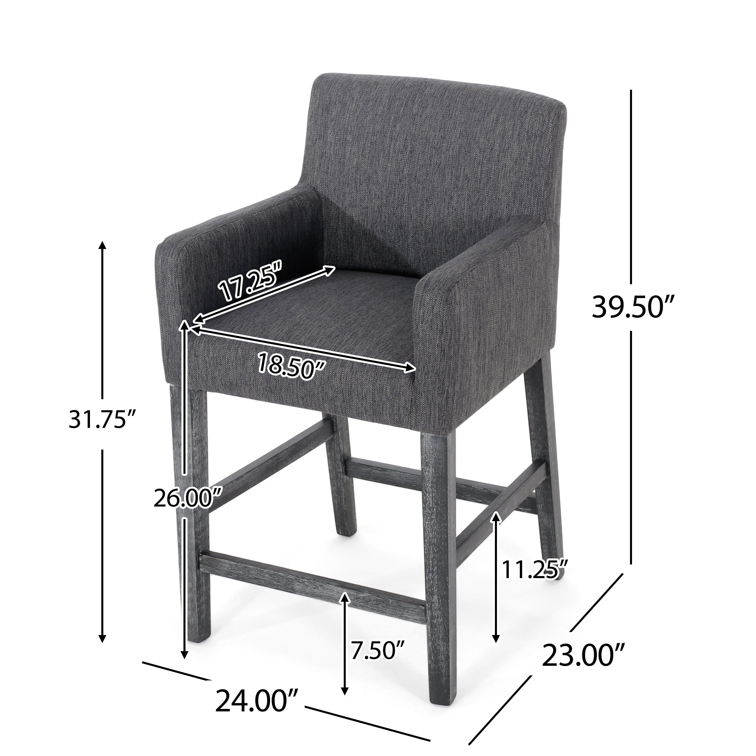 [variant:N876P476906O-2] Charcoal / Set of 2 image 2