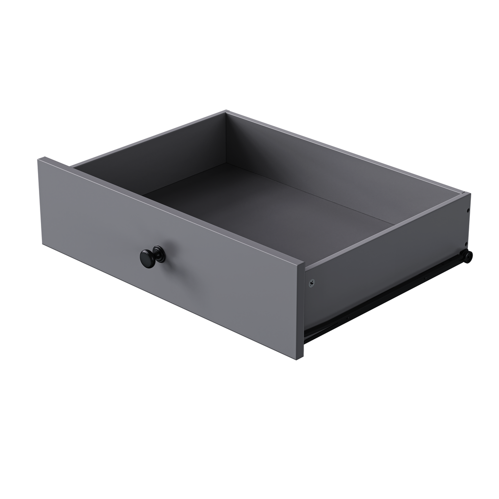 [variant:N853P386264G] Extendable Rolling Kitchen Island with Dining Table – Gray, 74.5-Inch image 16