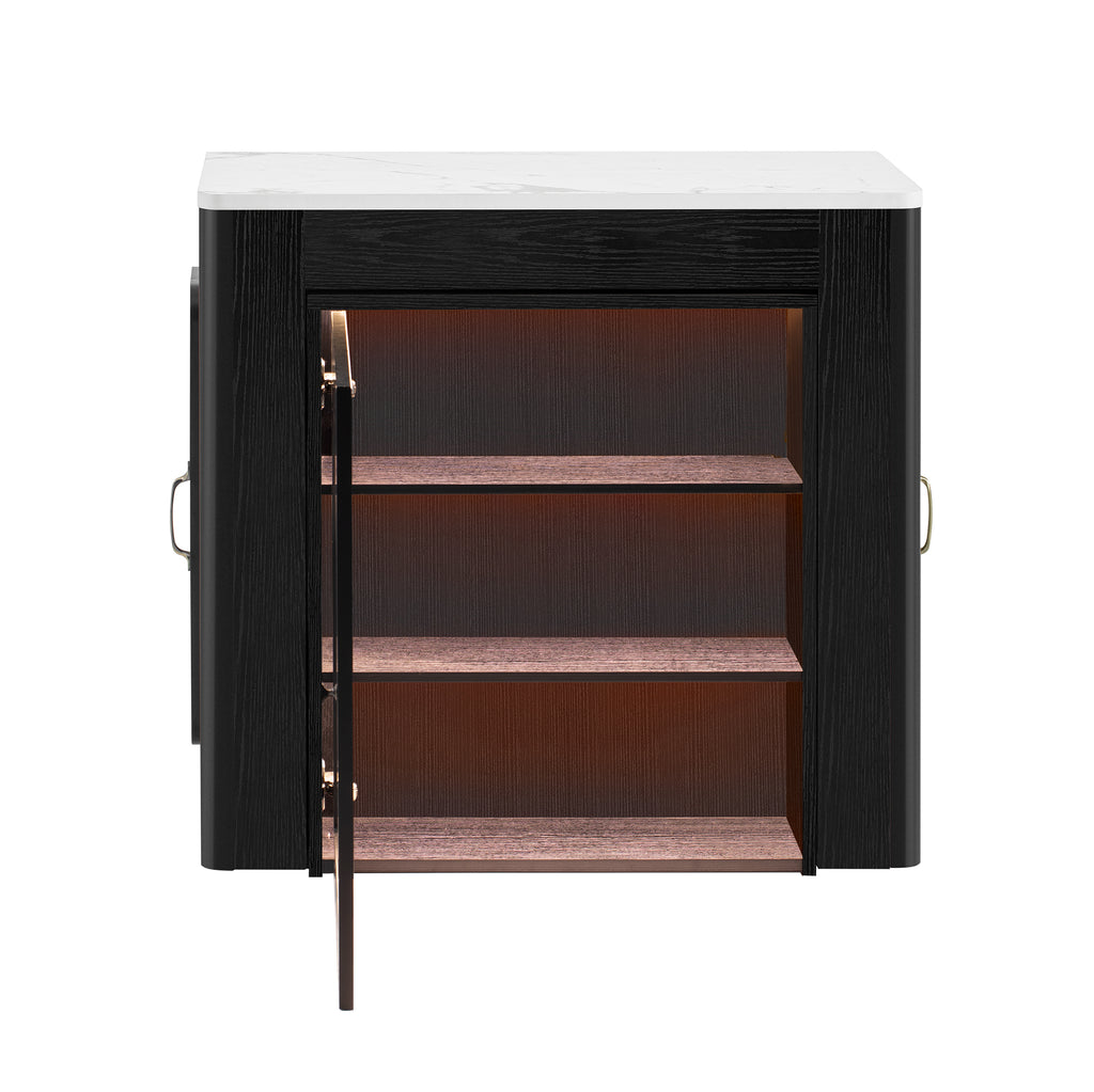 [variant:XW000024AAB-CA] Rolling Kitchen Island with Extendable Dining Table image 23