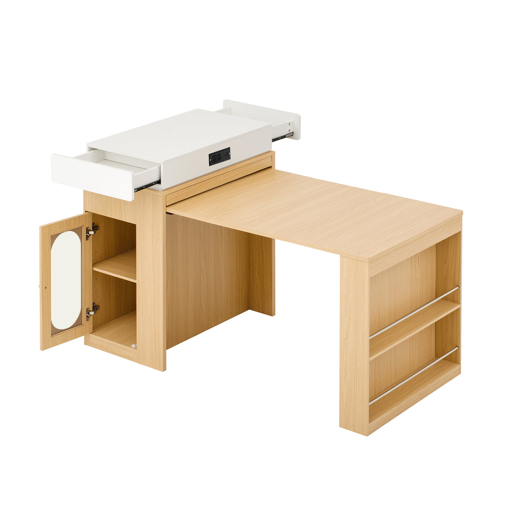 [variant:XW000028AAN-CA] Rolling Kitchen Island with Extendable Table image 31
