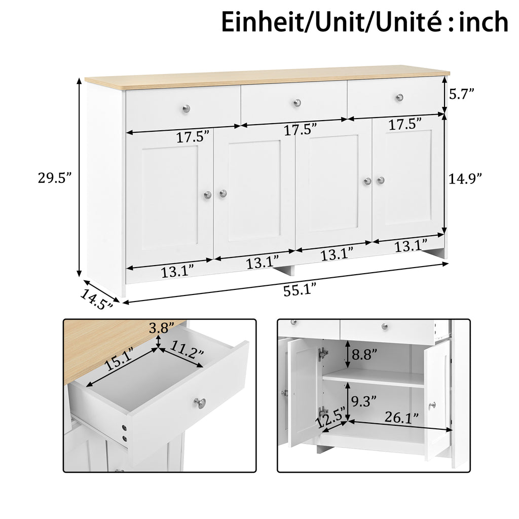[variant:GA0017W] White / Wood Tone image 6