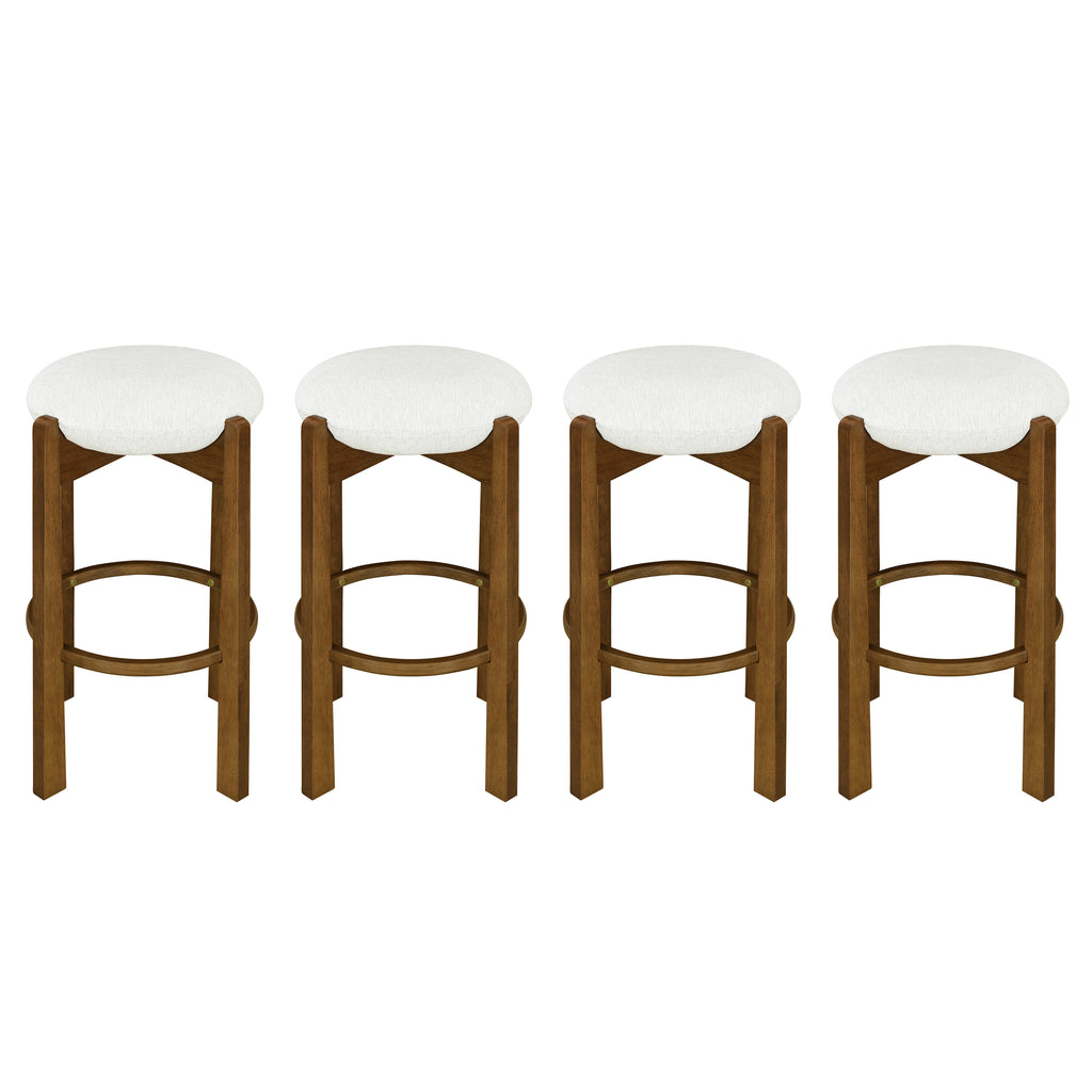 [variant:N897P443714D-S4] Tara Upholstered Bar Stools – Set of 4 image 2
