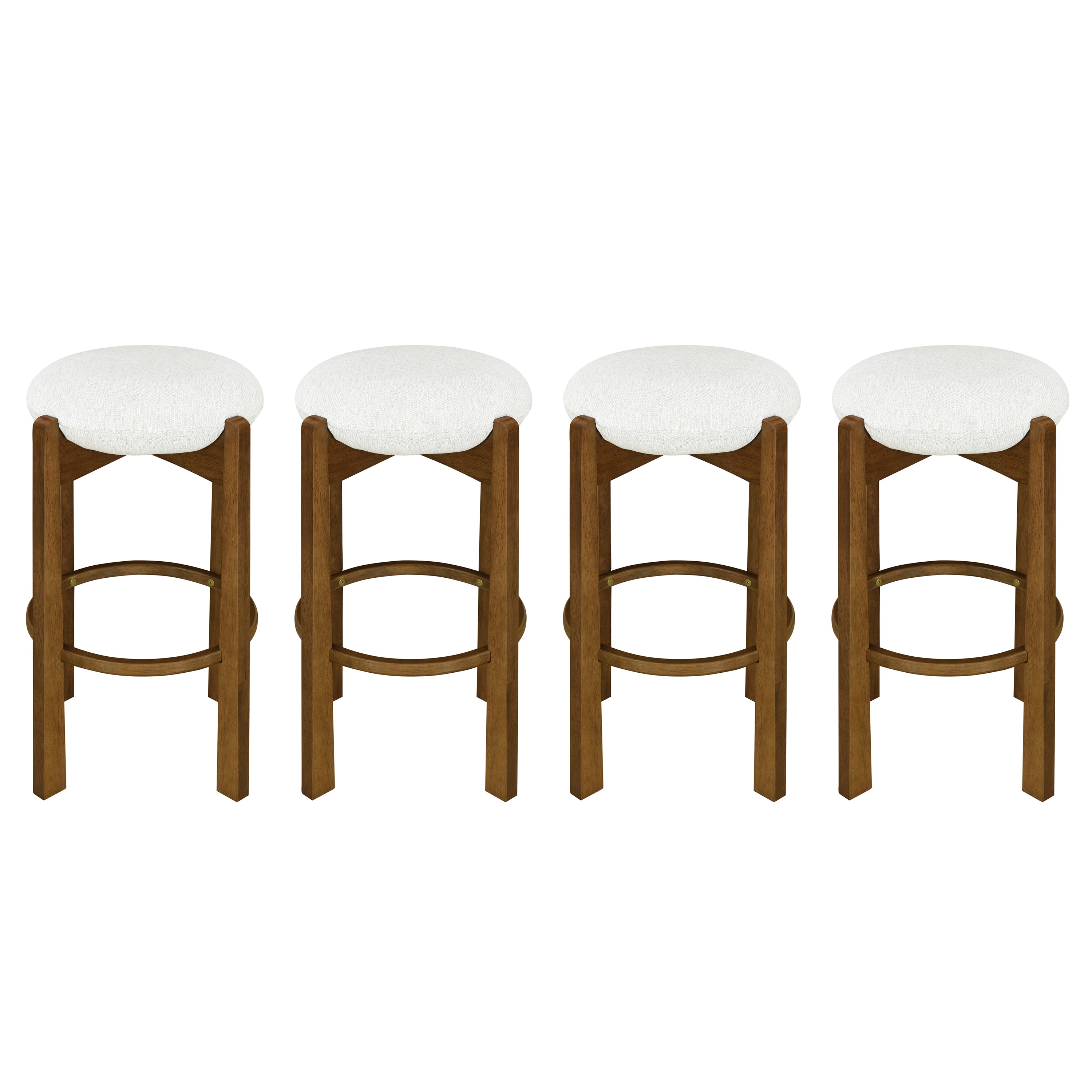 [variant:N897P443714D-S4] Tara Upholstered Bar Stools – Set of 4 image 2