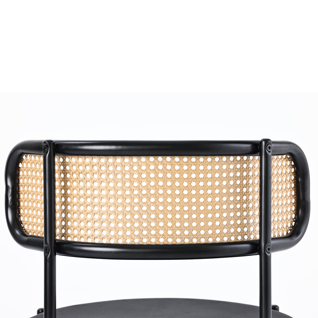 [variant:N859P374642S] Set of 4 Modern Black Velvet Dining Chairs image 17