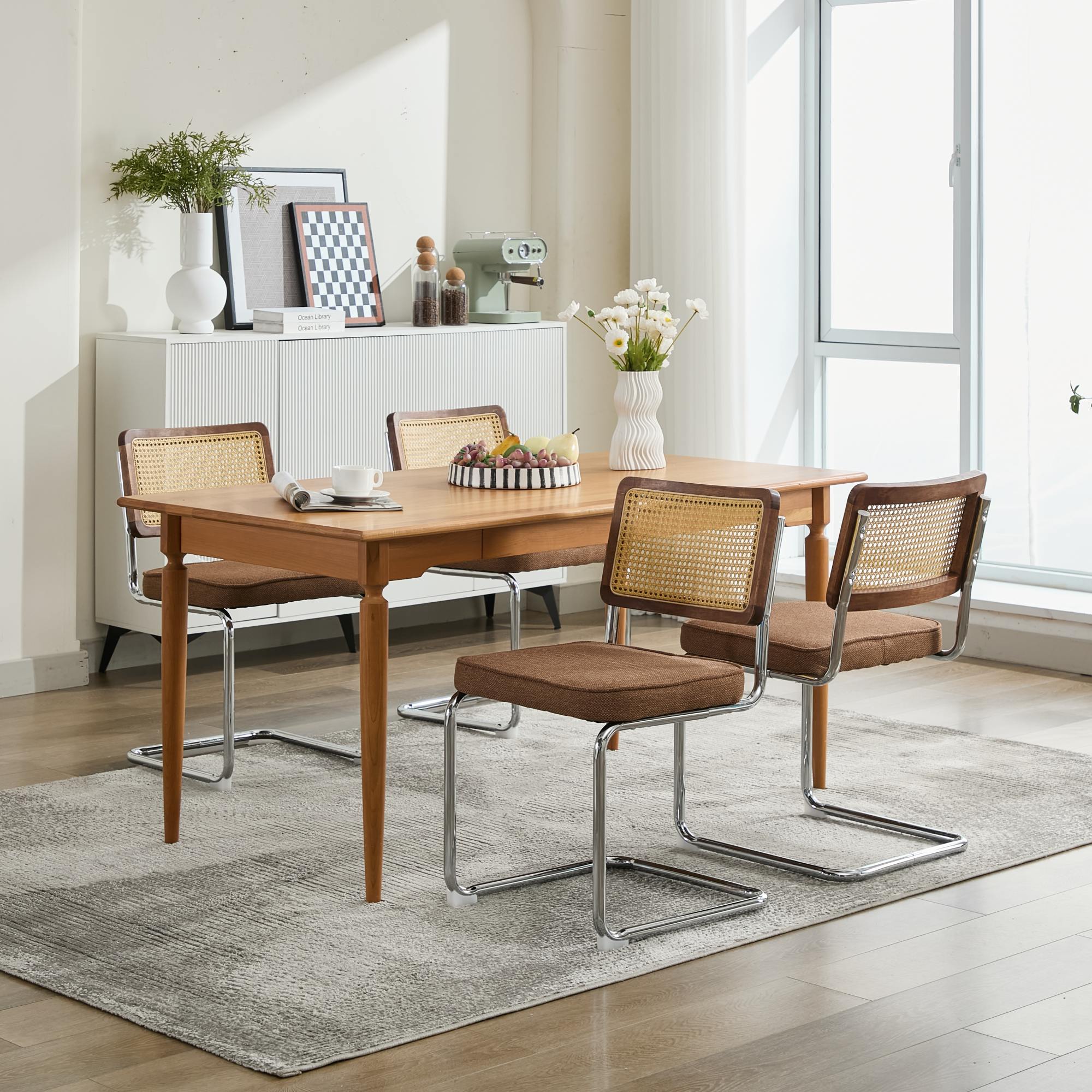 Coffee Rattan-Back Dining Chairs – Set of 2 — [variant:W5755P512975] Rattan-Back Dining Chairs – Set of 2 image 23