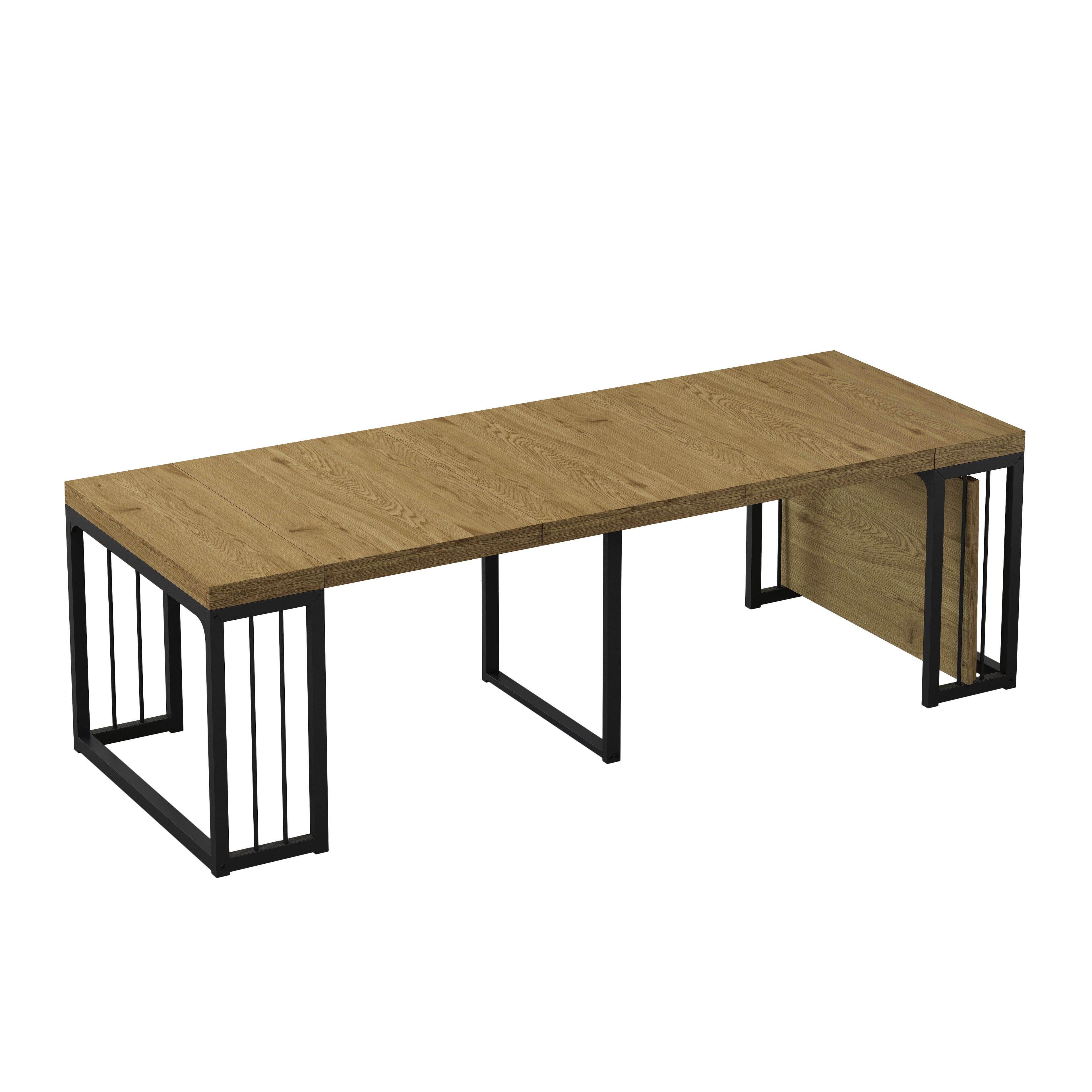 [variant:W3679S00001] Extendable Dining Table for 2–10 – Wild Oak image 16