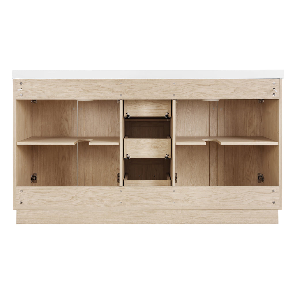 [variant:N848P000035N] Double-Sink Bathroom Vanity with Storage – 59-Inch image 26