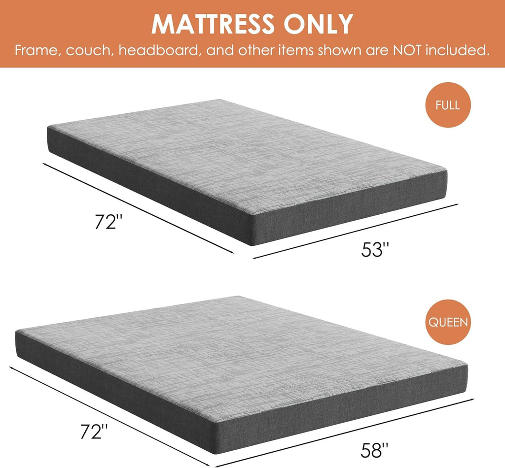 [variant:W3686P477365] Queen Memory Foam Sofa Bed Mattress – 3-Inch image 5