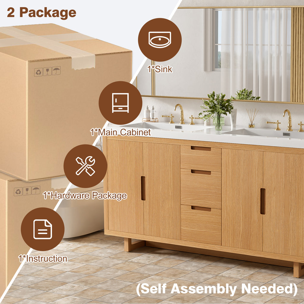 [variant:N848P000022N] Double-Sink Bathroom Vanity with SMC Sink – 59.3-Inch image 8