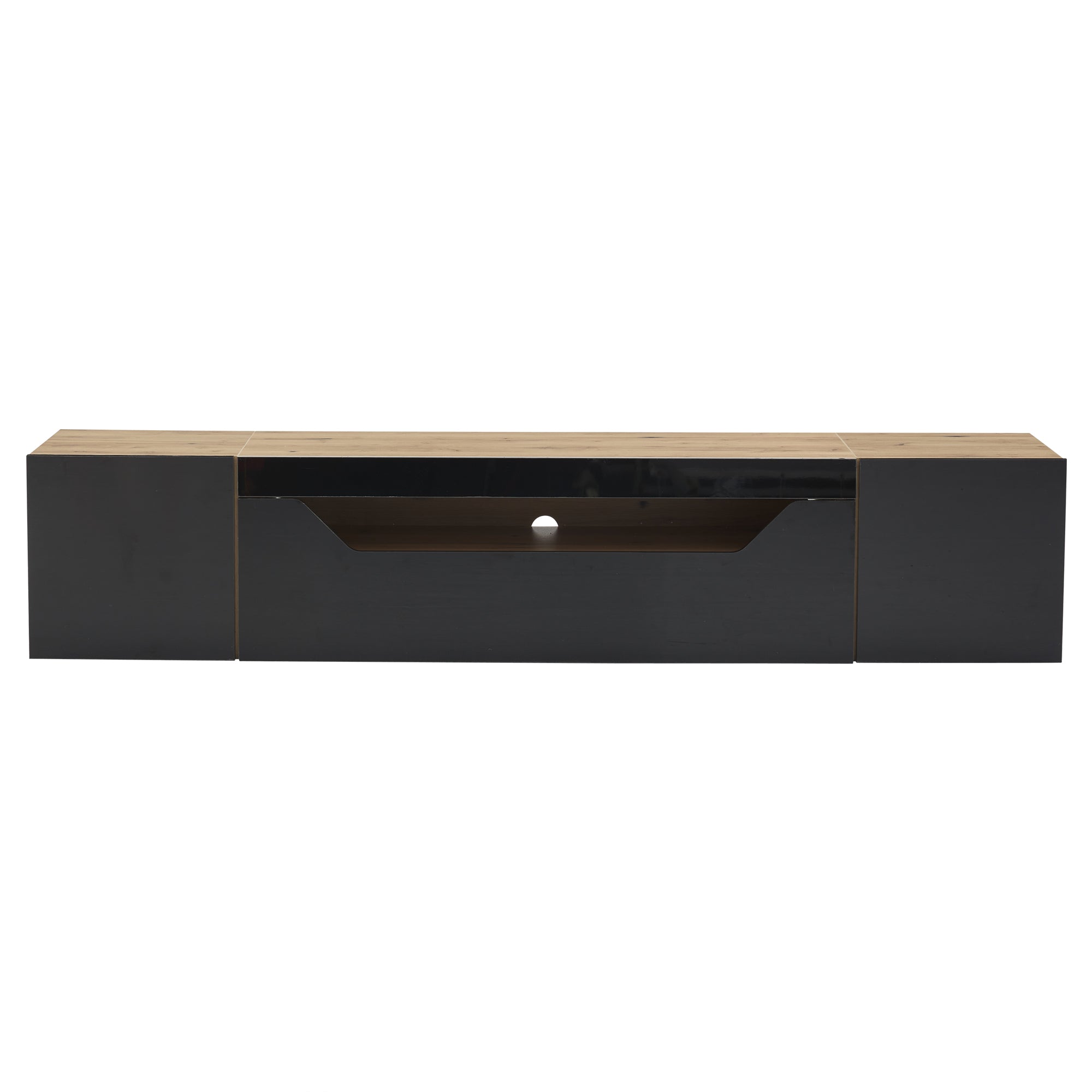[variant:N892P428793Z] Floating LED TV Stand with Storage image 16