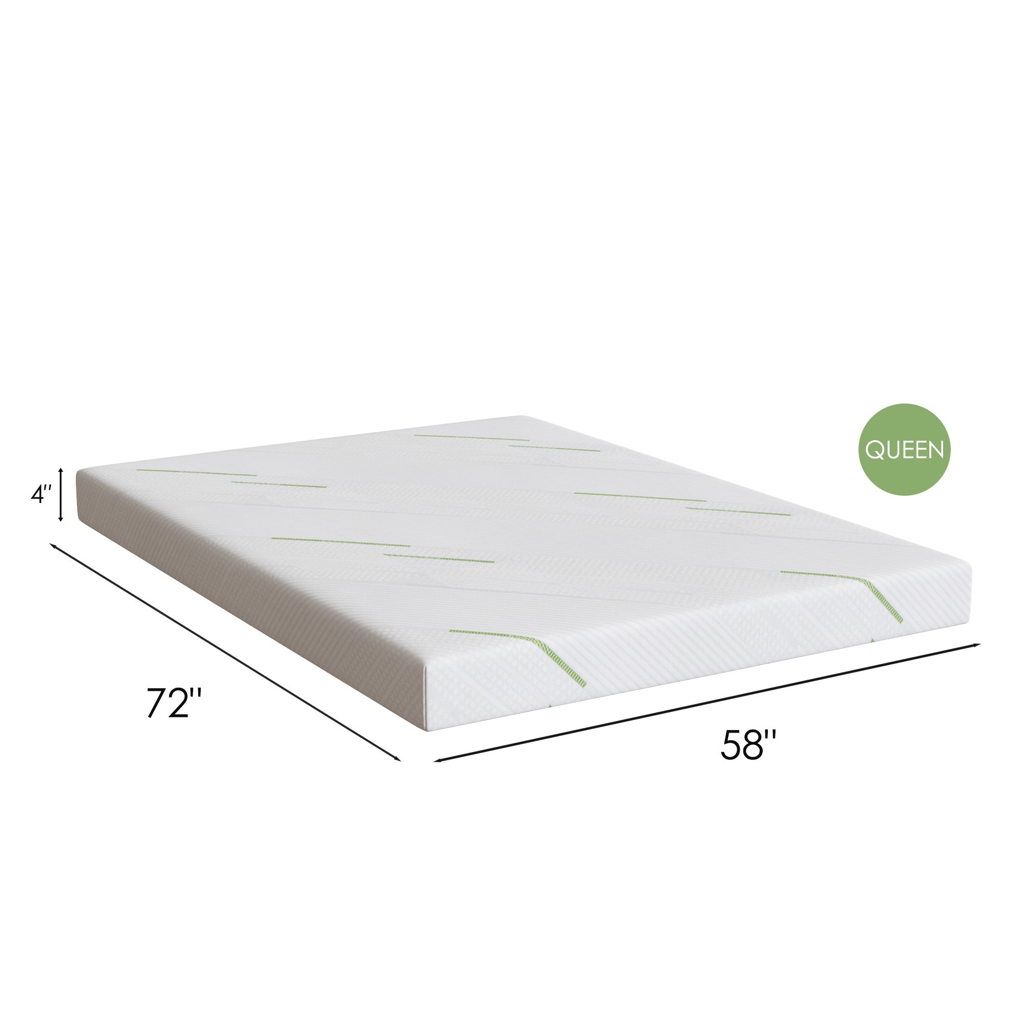 [variant:W3686P353668] Queen Gel Memory Foam Sofa Mattress – 4-Inch image 12