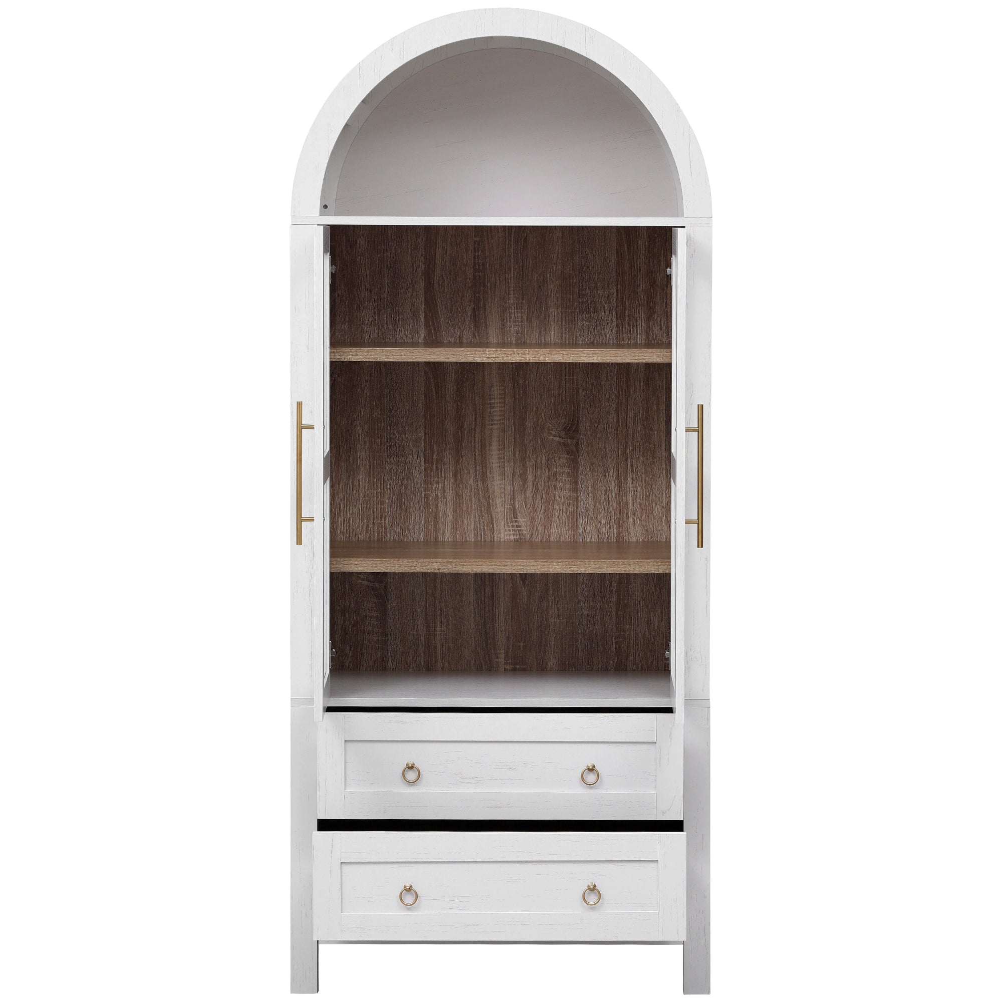 [variant:N853P387781W] Arched Glass-Door Pantry Cabinet – 71-Inch image 36