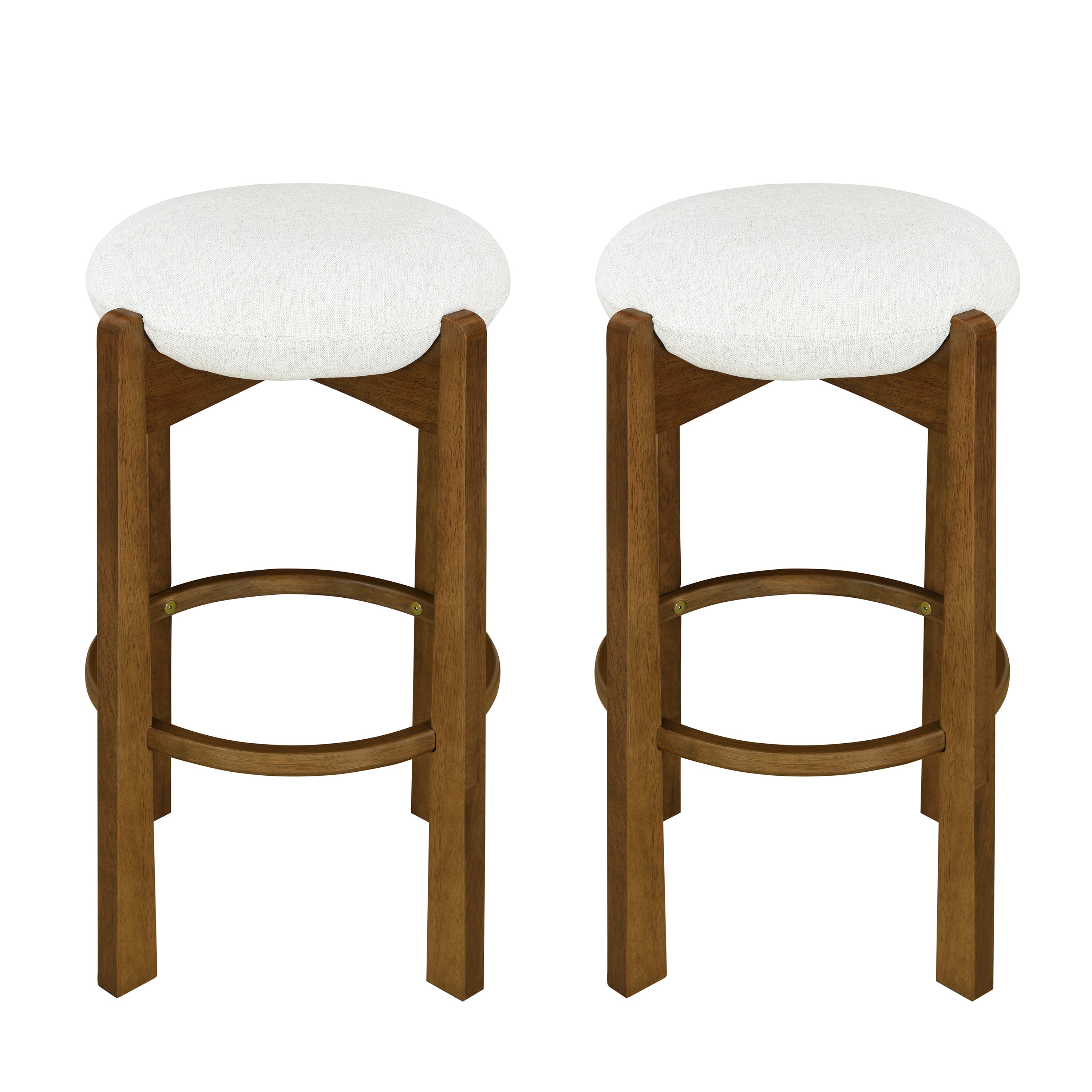 [variant:N897P443714D] Tara Upholstered Bar Stools – Set of 2 image 2