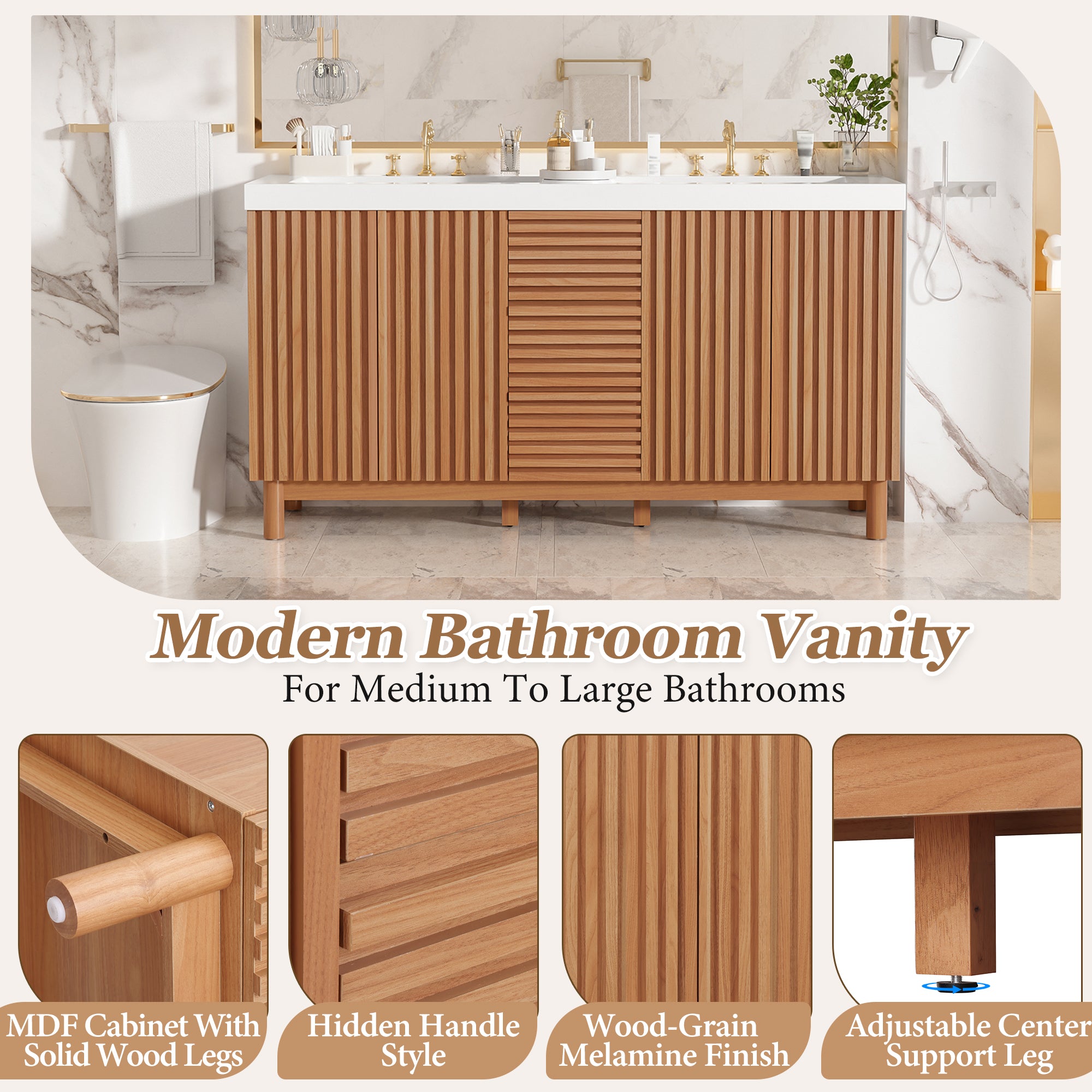 [variant:N729P000037N] Double-Sink Bathroom Vanity with Storage – 59.3-Inch image 17