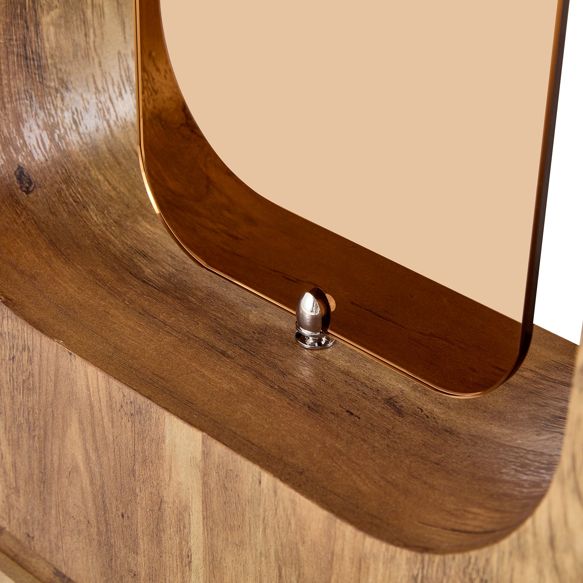 [variant:W3806S00012] Wood-Grain U-Leg Dining Table – 64.5-Inch image 17