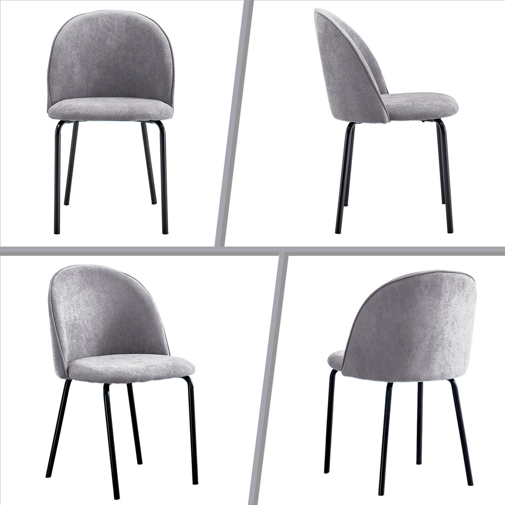 [variant:W3808P403942] Set of 2 Gray Dining Chairs image 7