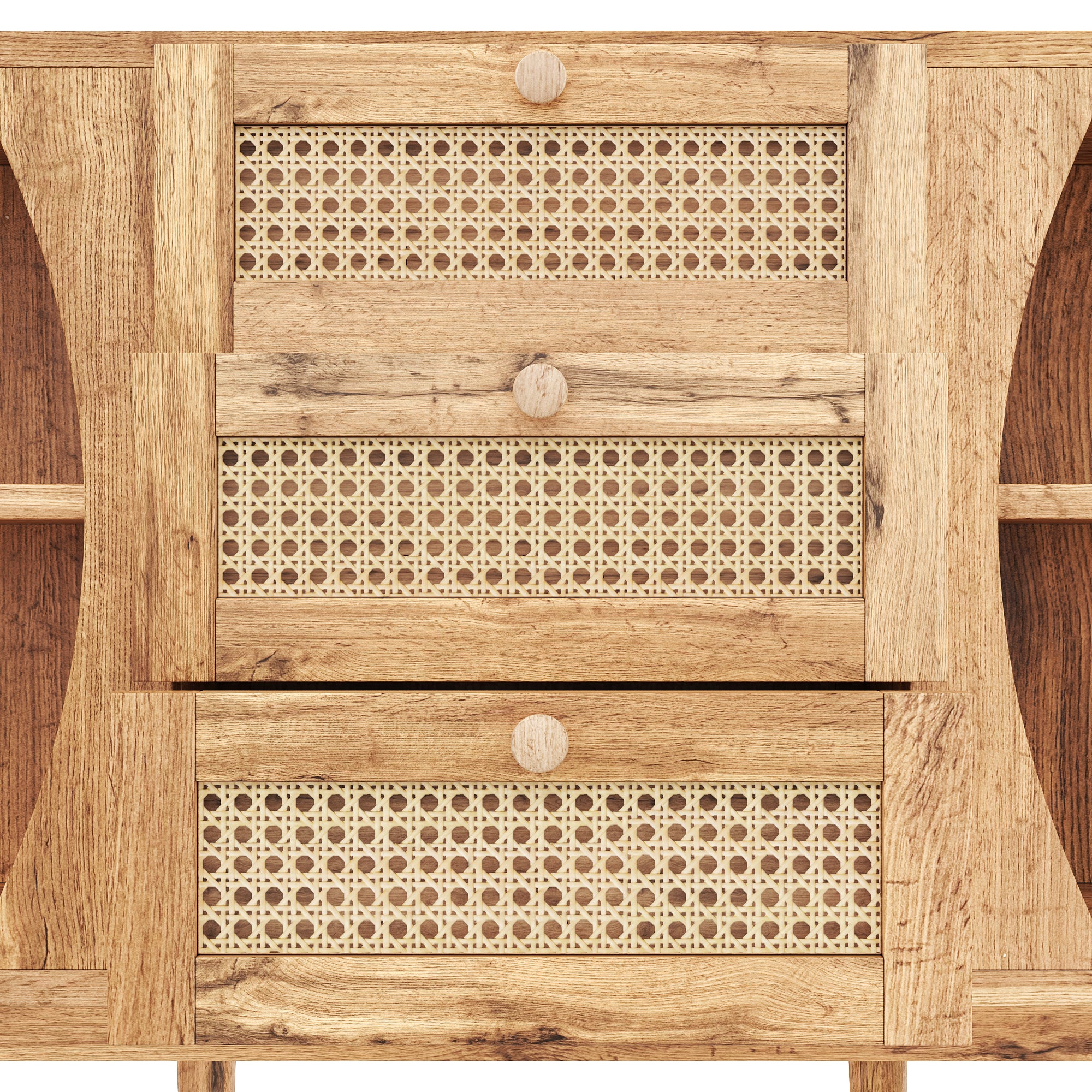 [variant:GA0005O] Rattan Sliding-Door Sideboard – Wood Tone image 23