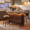 [variant:N889P427904R] 3-in-1 Dining and Bar Table with Wine Storage image 1