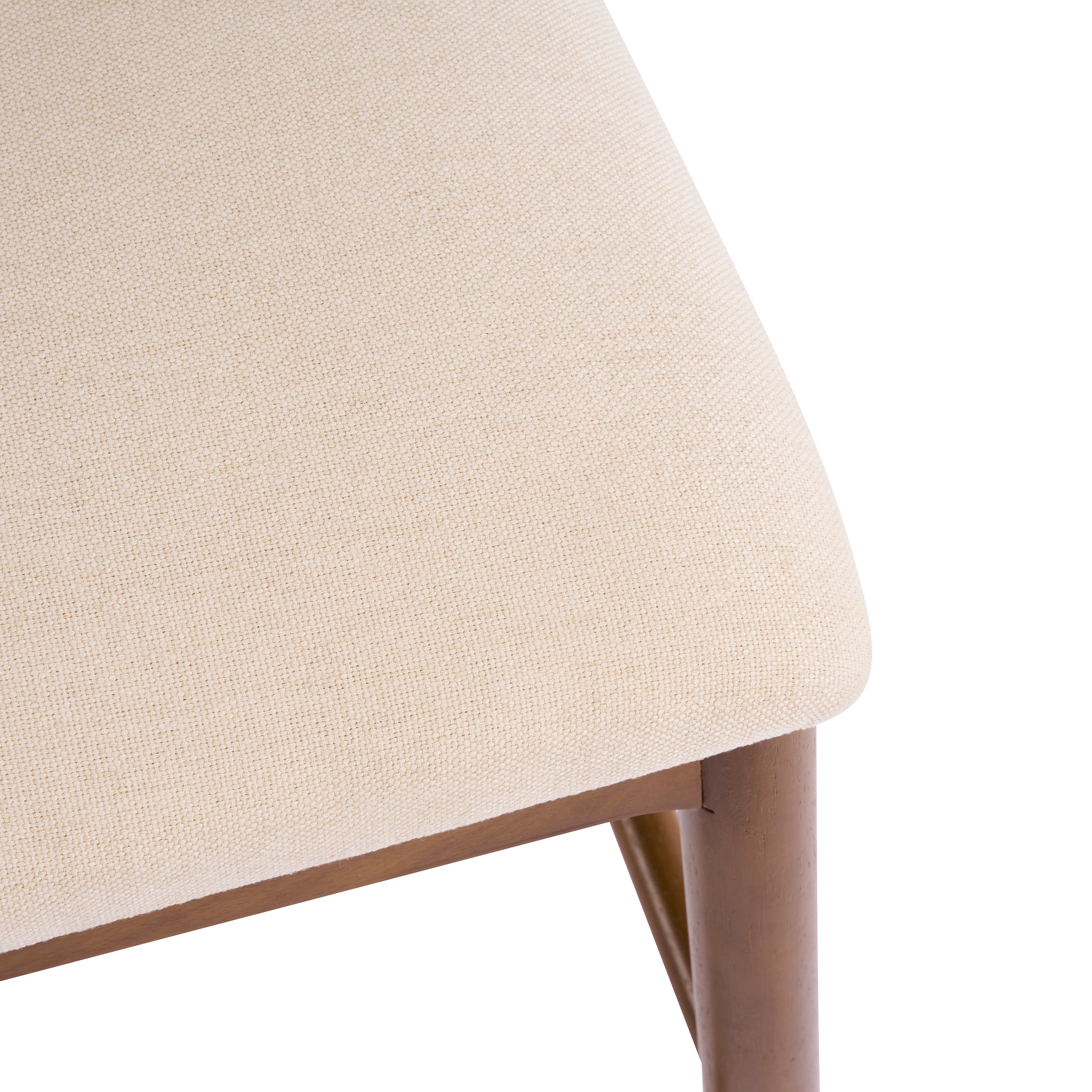 Upholstered Walnut Counter Stools – Sets of 2 or 4 — [variant:N897P439494W-S4] Beige,Walnut – N897P439494W-S4 image 13