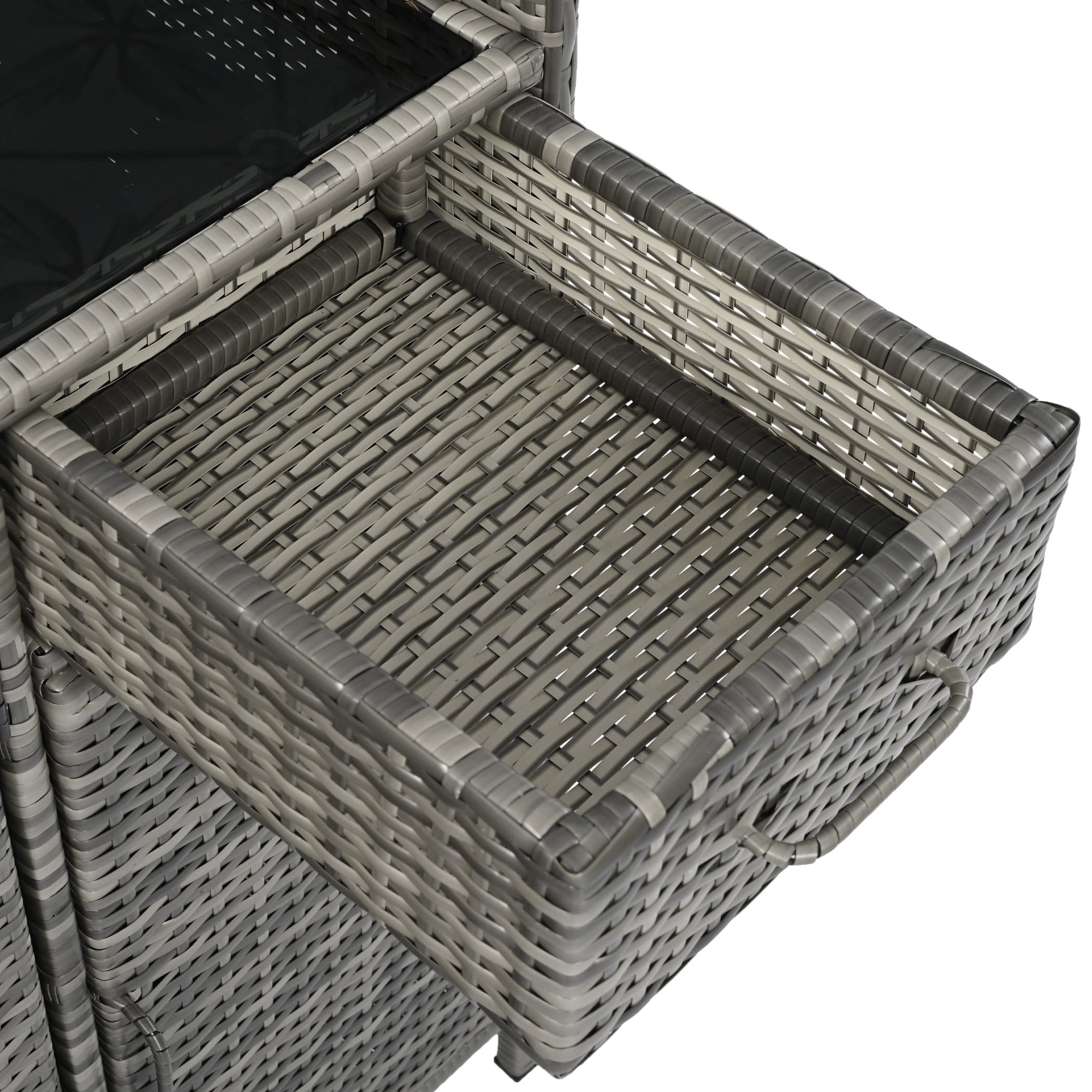 [variant:N853P387142G] Wicker Outdoor Storage Bar Cabinet – 47.5-Inch image 33