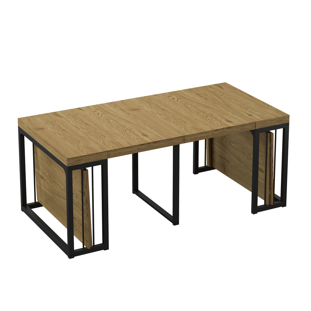 [variant:W3679S00001] Extendable Dining Table for 2–10 – Wild Oak image 18