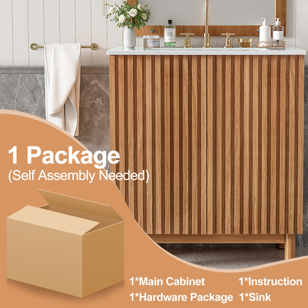 [variant:N729P339777O] Traditional Bathroom Vanity with Ceramic Sink – 29.9-Inch image 8
